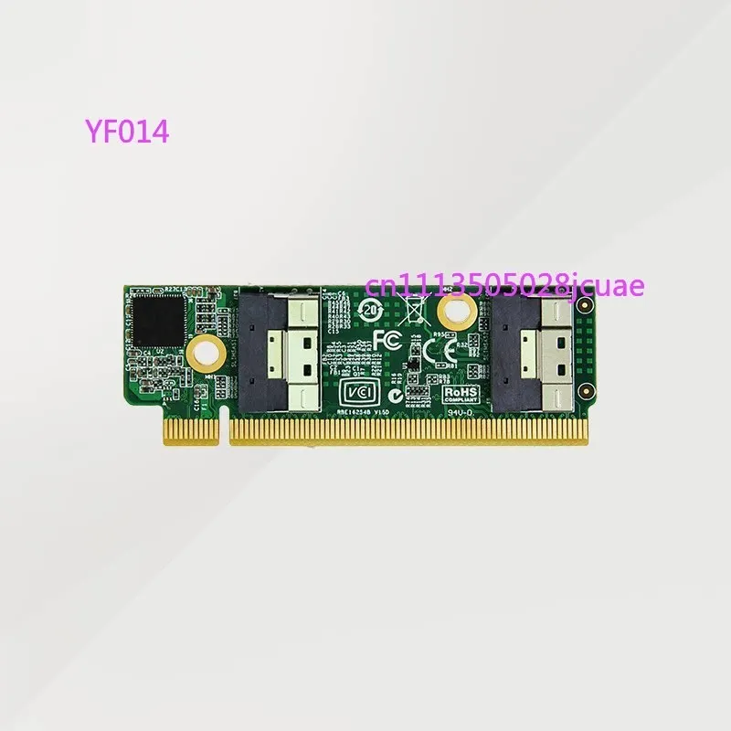 Independent graphics card U.2 extended adapter, extended PCIe4.0 x16 to SlimSAS 8654 1U adapter base card