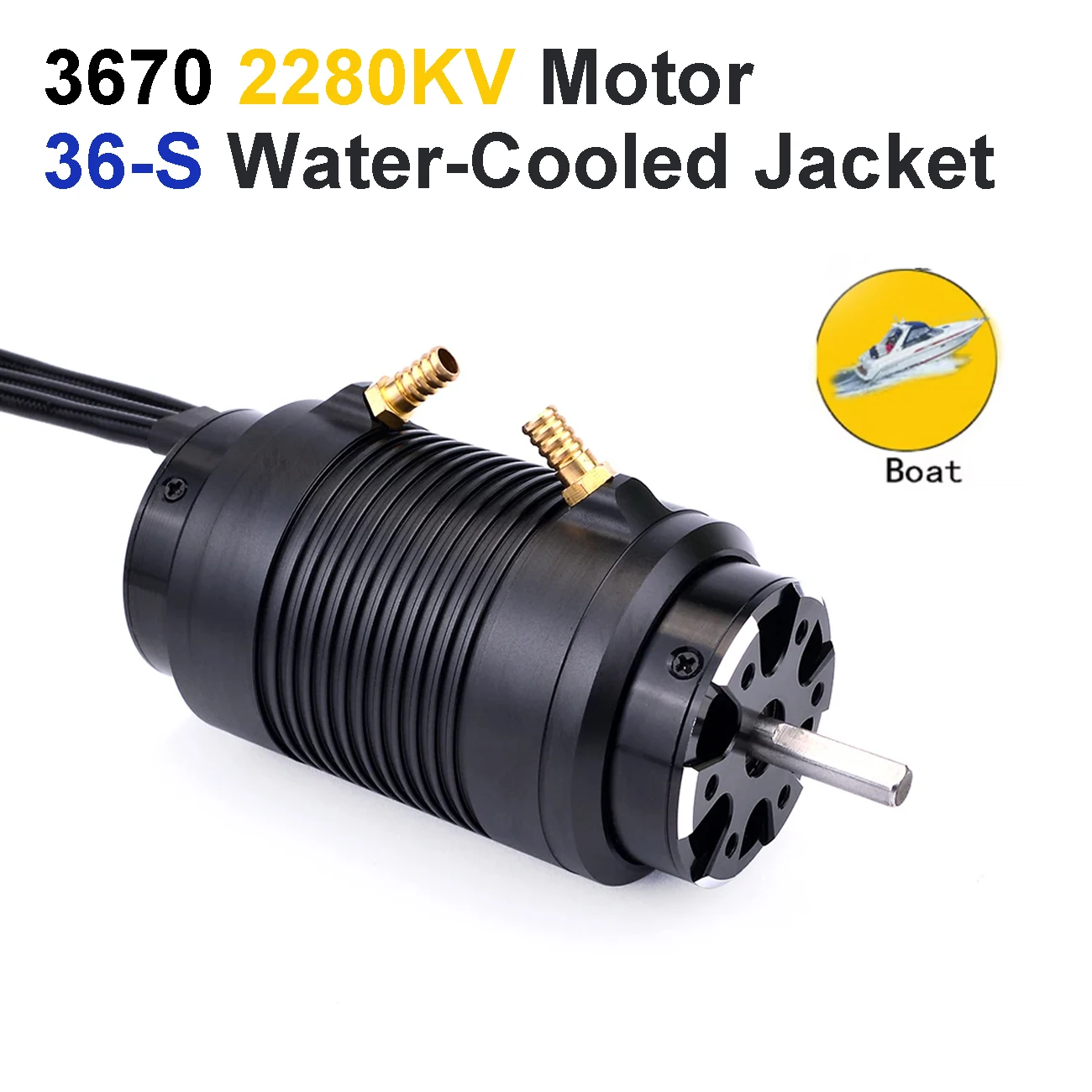 Rocket RC 3660 3670 3680 3250KV 2600KV 880KV 1100KV 4300KV Bürstenloser Motor für M41 Catamaran Spartan 800 mm-1000 mm RC Boot