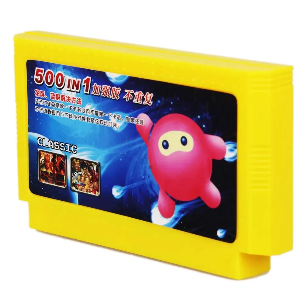 500 in 1 Classic Games Collection 8 Bit 60 Pins Game Card for Video Game Console Memory Card - Image 3
