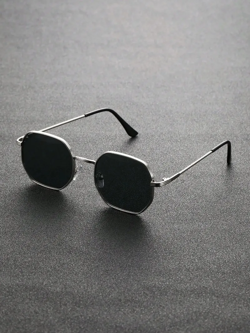 1/2 PCS Unisex Irregular Metal Frame Sunglasses Temperament Fashion Glasses For Outdoor Travel Driving Daily Life Accessories image 5