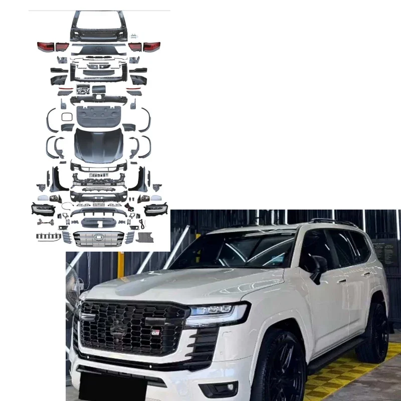 

Body Kit Facelift Upgrade for Land Cruiser 200 To 300 Upgrade Body kit For 2008-2023 Toyota Land Cruiser Model Conversion kits