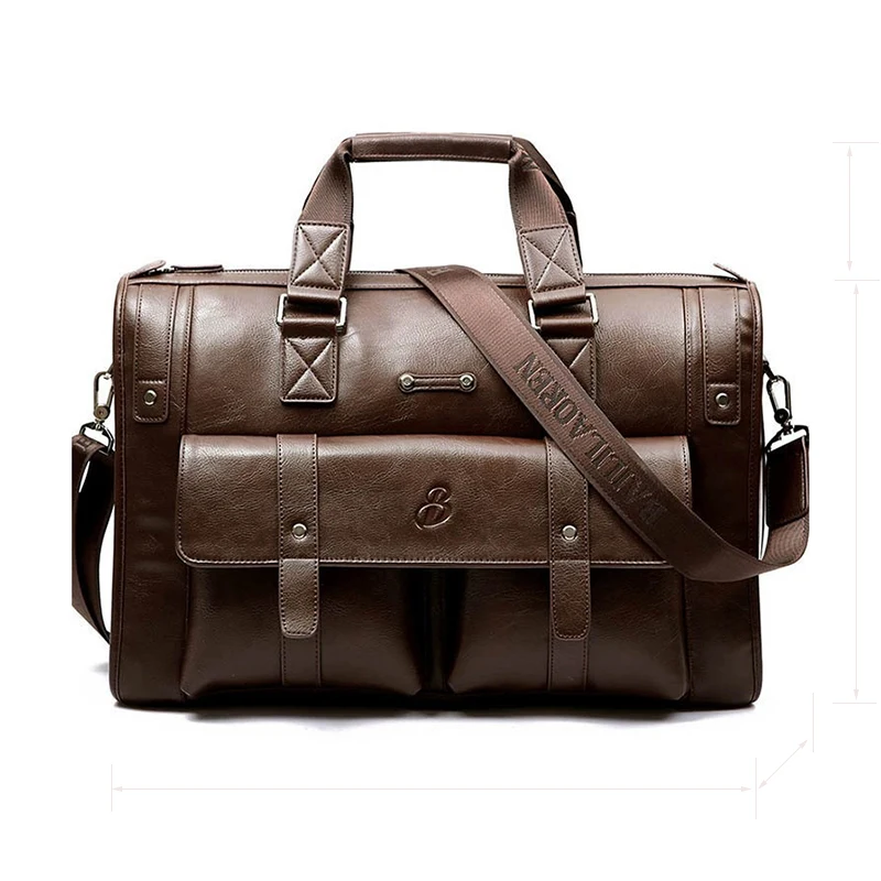 Men Briefcase Bag High Quality Business PU Leather Shoulder Messenger Bags Office Handbag Laptop bag