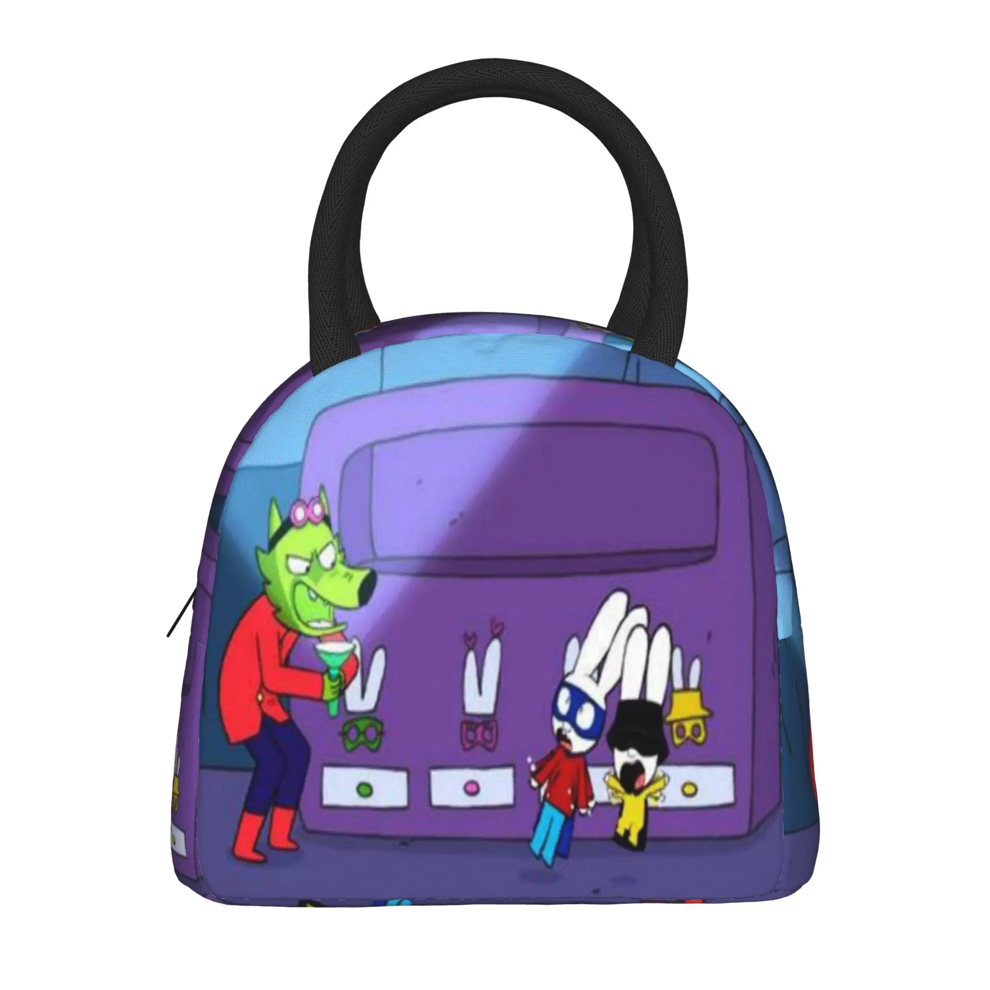 Lunch Box Simon Super Rabbit Accessories  Storage Food Box Y2K Cooler Thermal Lunch Box For School