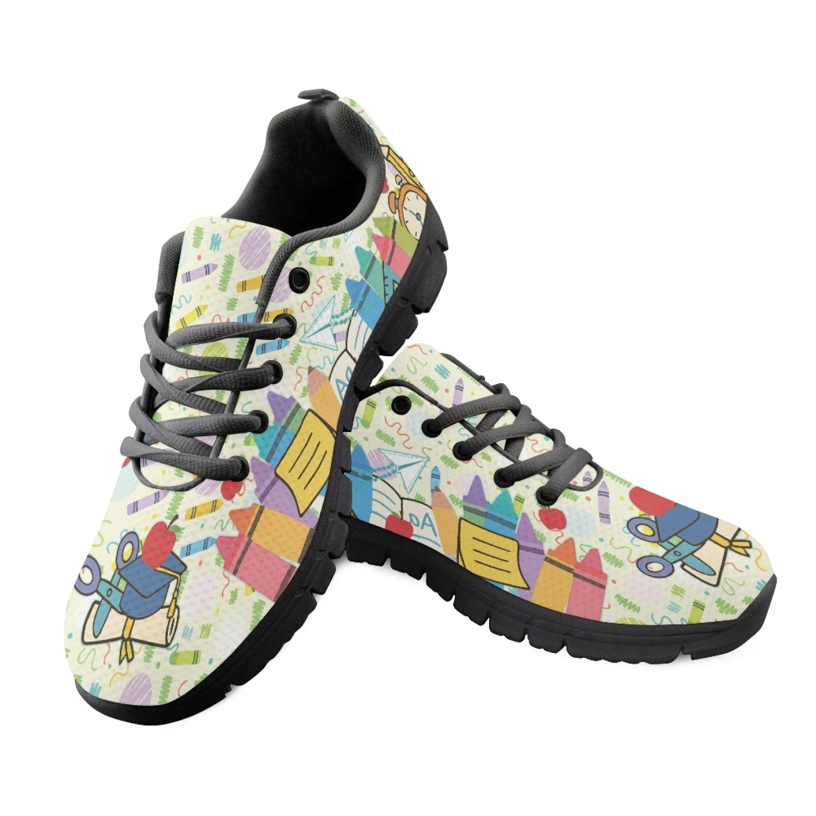 Coloranimal School Stationery Women Fitness Sneakers for Walking and Standing Soft Women Running Walking Shoes for Outdoor