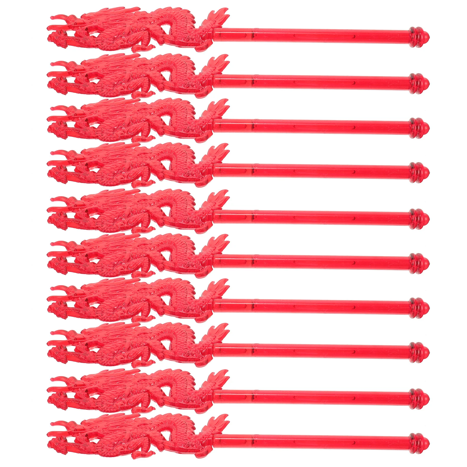 

10Pcs Dragon Shaped Lantern Handle Comfortable Grip Handheld Lantern Poles for Paper Lanterns Festival New Year Decoration