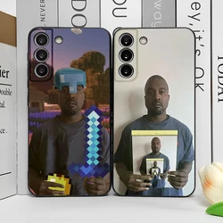 Funny Rapper Kanye West Ye Phone Case for Samsung Galaxy S25 Plus S21 FE S22 S23 S24 Ultra Shockproof Soft Silicone Cover Fundas