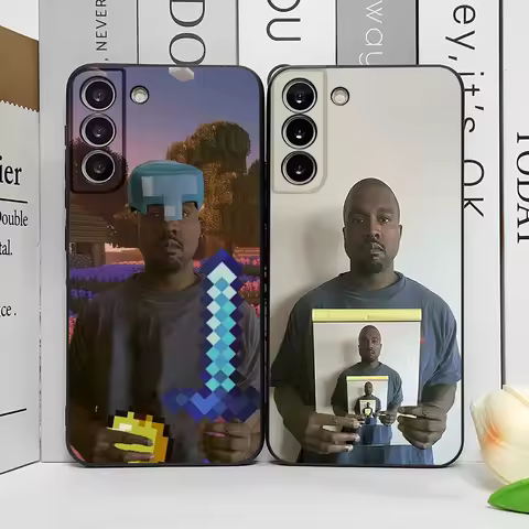 Funny Rapper Kanye West Ye Phone Case for Samsung Galaxy S25 Plus S21 FE S22 S23 S24 Ultra Shockproof Soft Silicone Cover Fundas