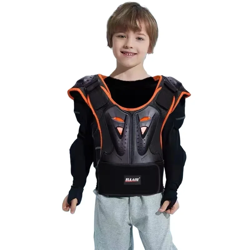 Children's Roller Skating Protective Gear, Ice Skating Chest Protection, Back Protection, Night Armor