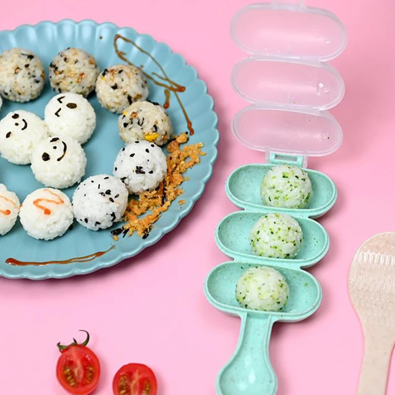 1PC Creativity Rice Ball Molds Sushi Mold Maker DIY Sushi Maker Onigiri Kitchen Sushi Making Tools Bento Accessory Kitchen Tool