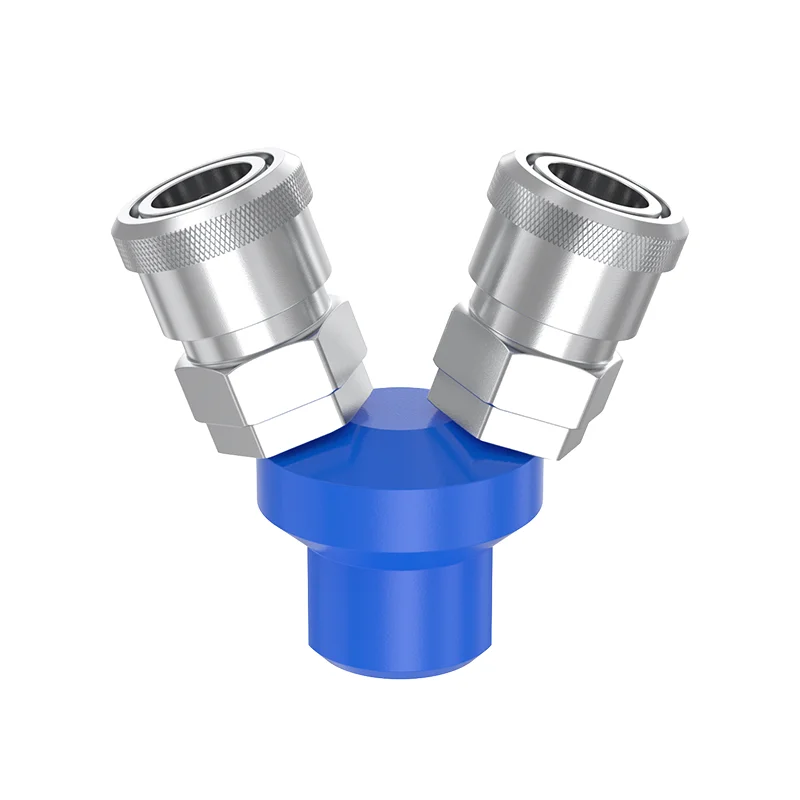 2/3 Way 37MD Quick Connector Air Compressor Multi Hose Coupler Pneumatic Fitting Tool