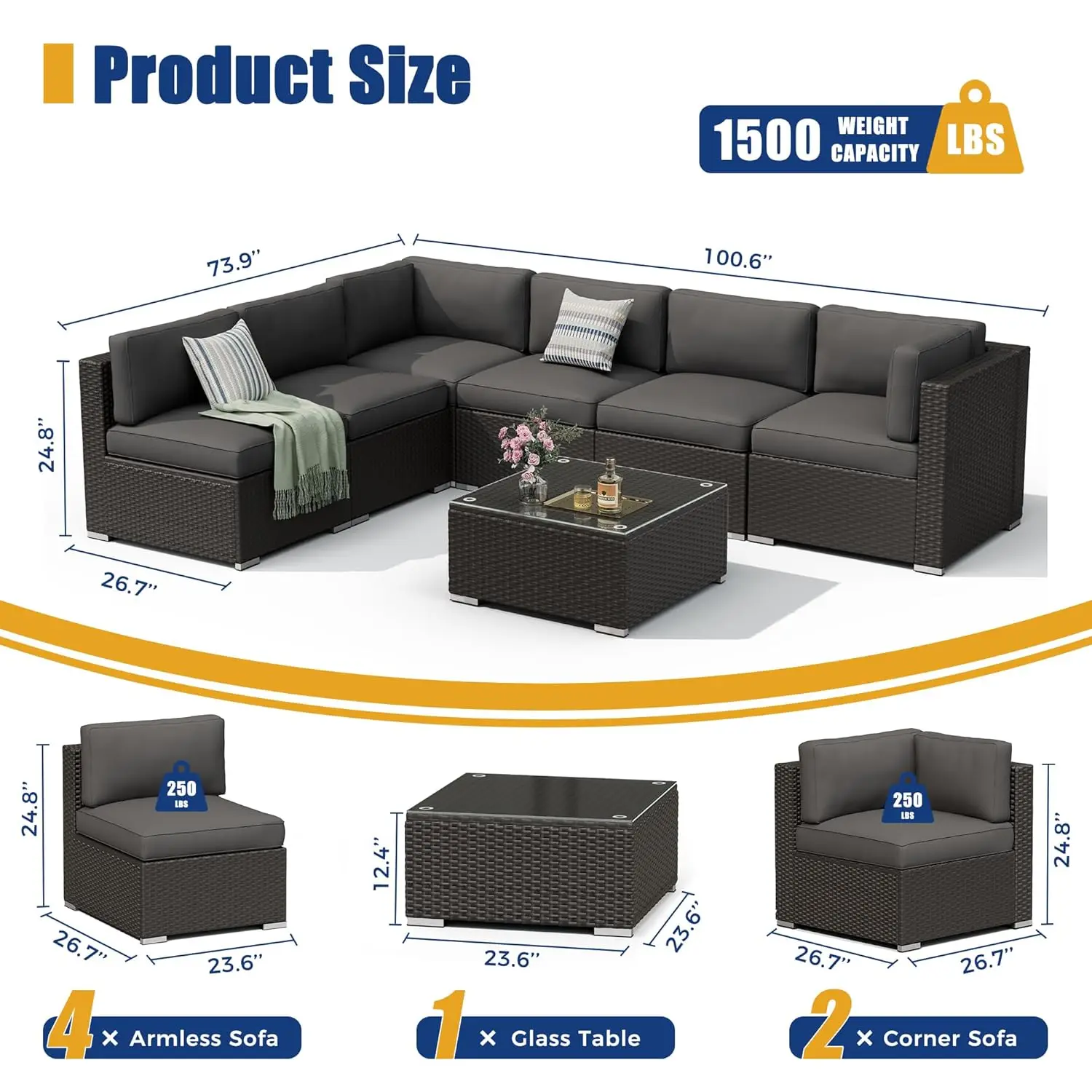 Thumbnail 2 - #24 Budget Rattan Garden Sofa Sets for Smart Shoppers