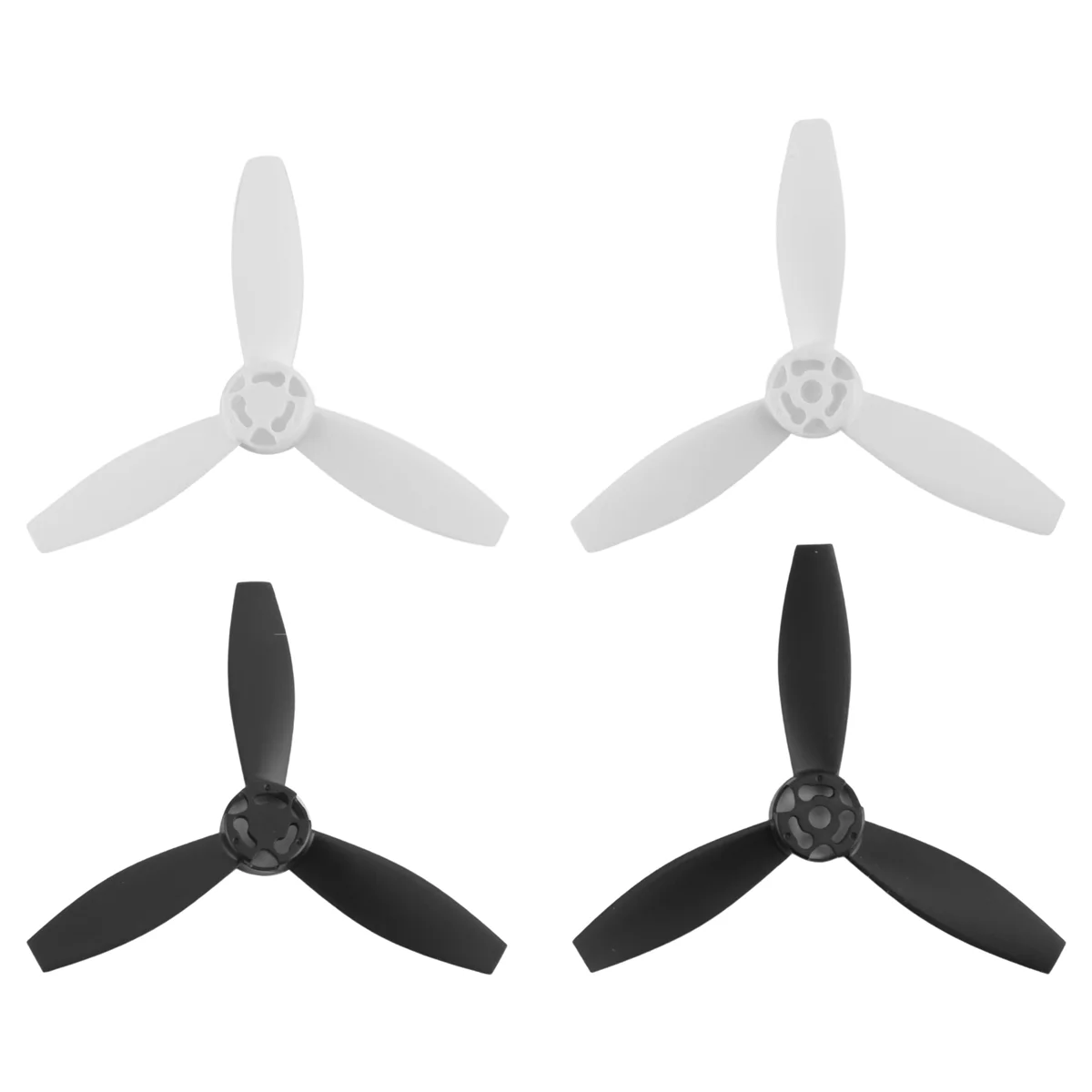 X64A_4 Propellers Props Replacement For Parrot Bebop 2 Drone Black White