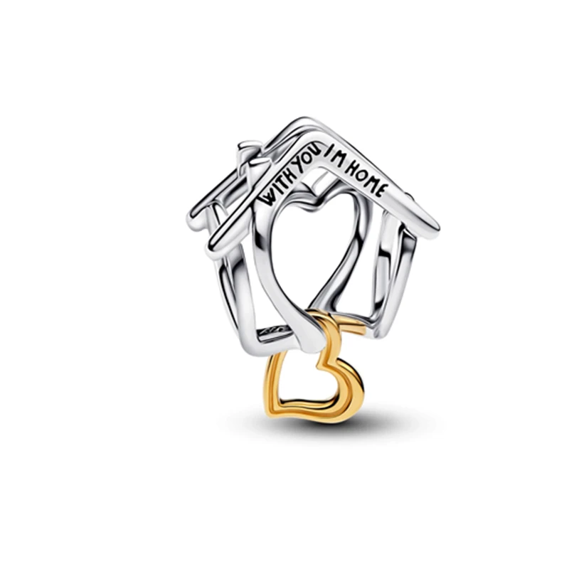 جديد إثارة الكلب القط أرنب سحر ندفة الثلج حبة كليب صالح الأصلي الفضة سوار DIY بها بنفسك مجوهرات هدية دولفين جرس البيسبول استرخى #3