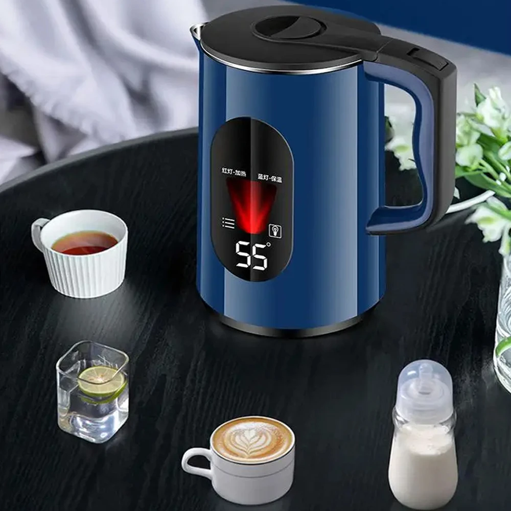 3L Smart Electric Kettle with LED Insulated 55℃ Boil Water Thermos Bottle Stainless Steel Automatic Power-off Home Kitchen 220V