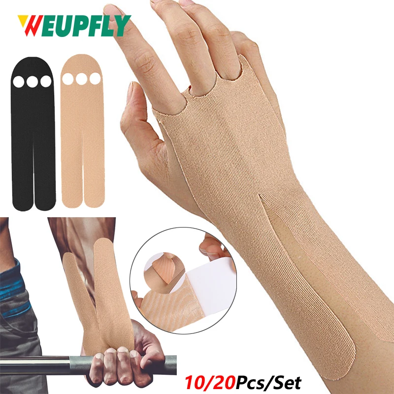 

10/20PCS Precut Wrist Tape - Athletic Sports Tape for Baseball, Soccer & Bowling | Elastic Muscle Support Tape for Carpal Tunnel