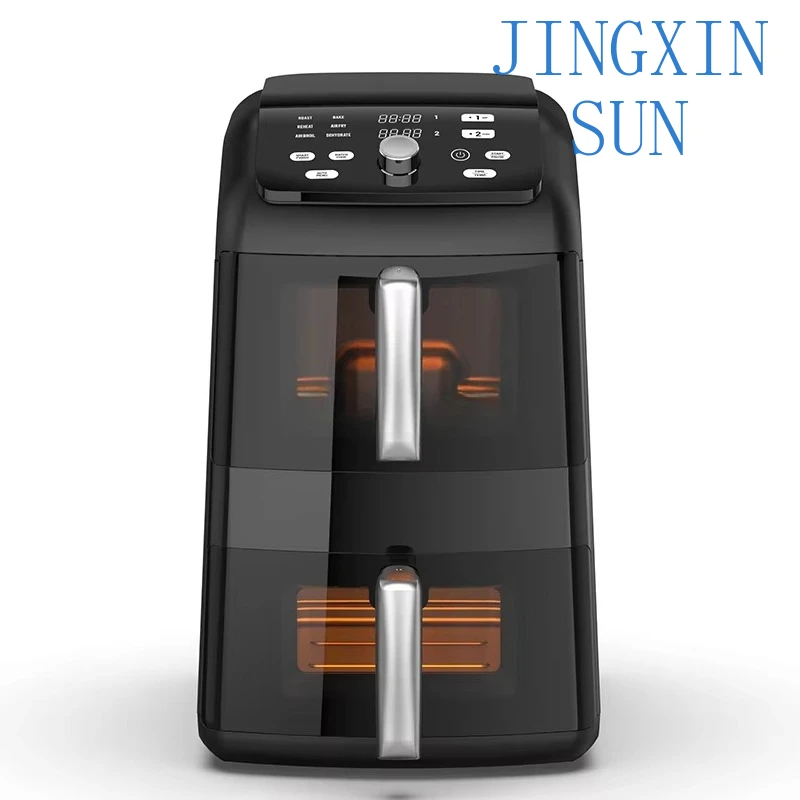 Aifa Smart Double Stack 2-Basket Air Fryer Double Stacker Technology Cook 4 Foods at Once Space Saving Dual Drawer air Fryer