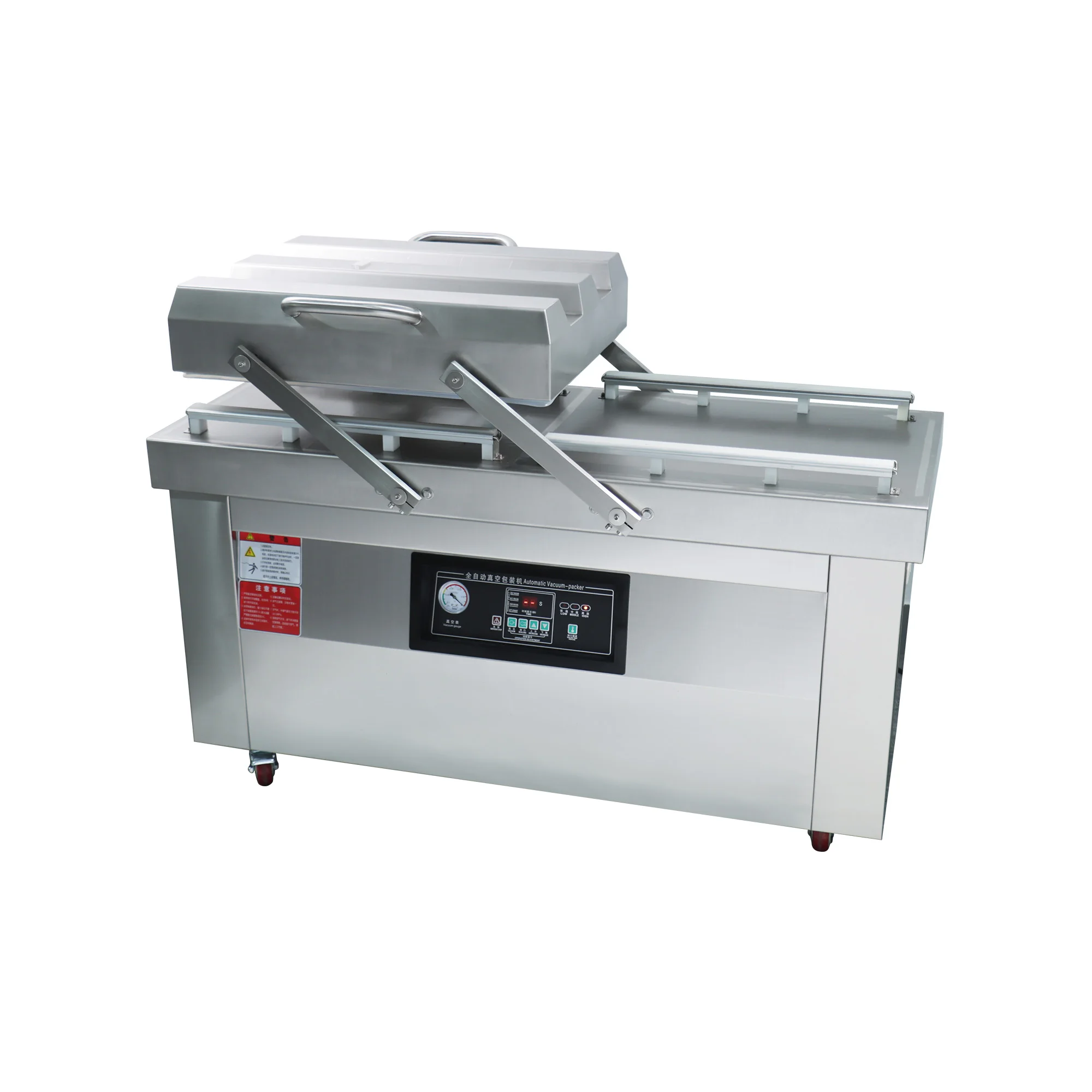 LITENG DZ-600/2SA Double Chamber Automatic Vacuum Sealer Commercial Vacuum Packing Machine for Food Processing Industry Meat