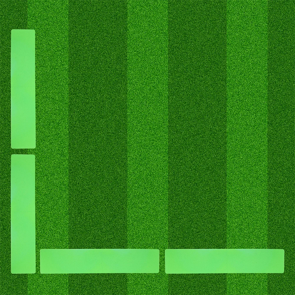 

6Pcs Green Line Boundary Markers Court Line Marker Kit PVC Outdoor Sports Training Equipment Tennis Basketball Volleyball Court