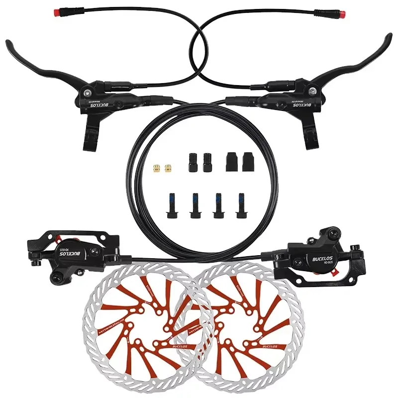 2-zuiger e-bike schijfremset Power Off fiets hydraulische schijfrem E-scooter Power Control Shifter fietsremmen 160 rotoren
