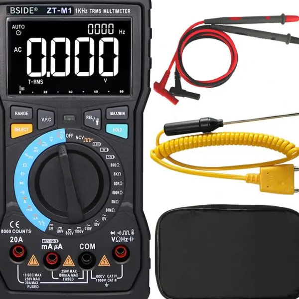 BSIDE ZT-M1 multi-function digital multimeter intelligent dual-mode precision multi-purpose three-line display frequency