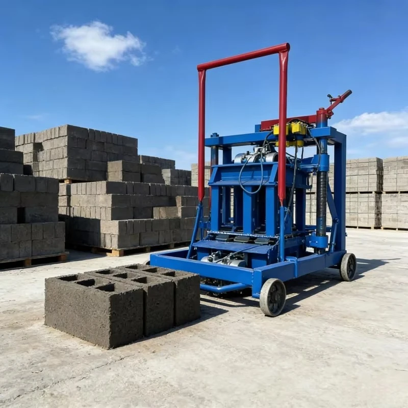 Small Portable Clay Brick Making Machine for Cement Hollow Blocks and Paving Brick Production