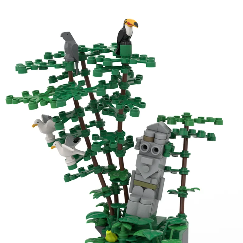 Modèle de Forteresse Pirate Moc, brique de Construction modulaire, requin sauté affamé, blocs technologiques, jouet de noël à monter soi-même, cadeau de Construction