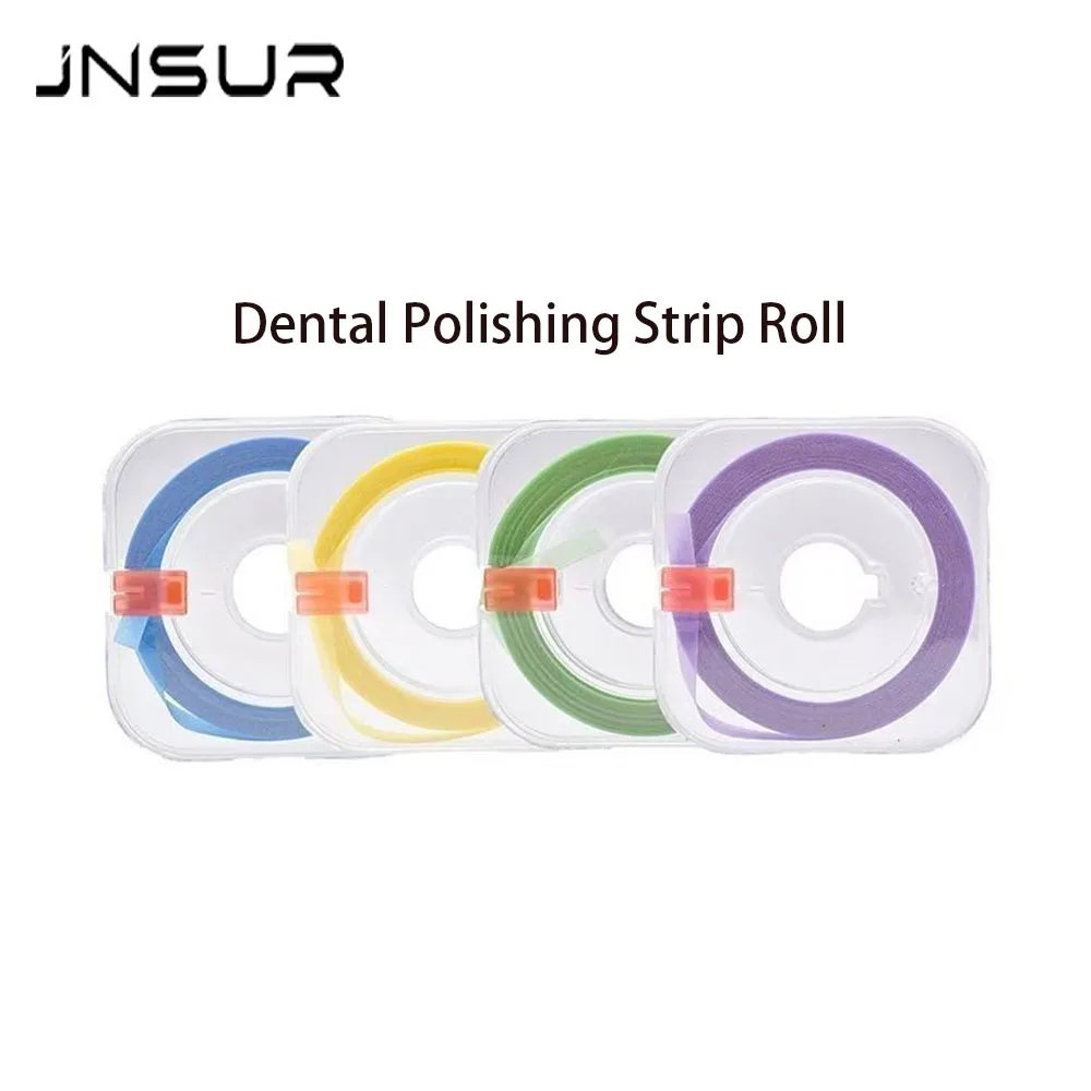 JNSUR 6m×4mm Dental Resin Polishing Sanding Strip Roll Teeth Grinding Shaping Whitening Dental Tools Dentist Polisher Dentistry