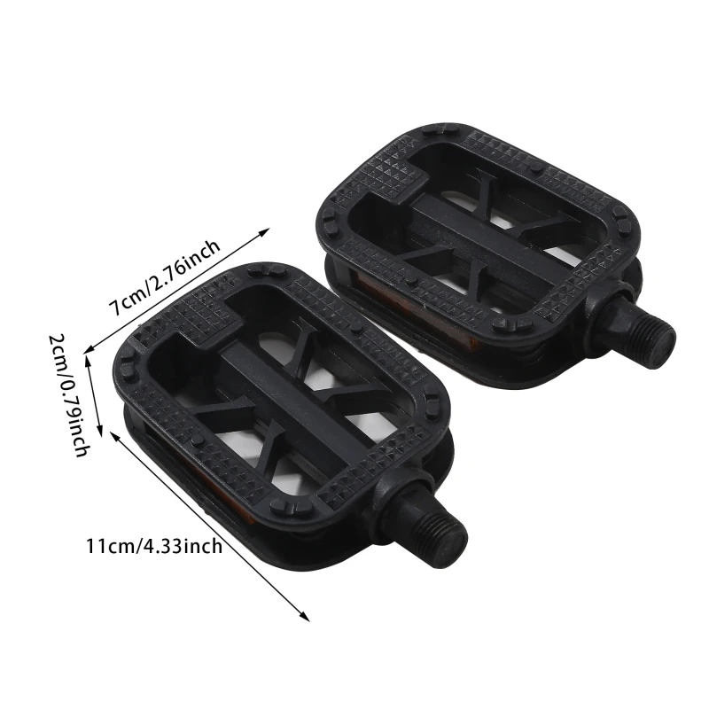 1Pair Bicycle Pedals Ultralight MTB Road Pedal Cycling Mountain Bike Accessories Foot Plat Anti-slip Pedals Foot Pedals Univeral