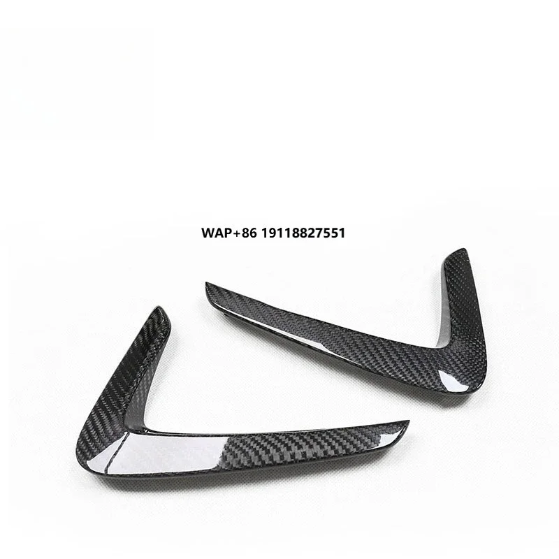 

For 4 Series F32 F33 F36 Carbon Fiber Fender Vents Trim 2014 2015 2016 2017 2018 - up CF Fender Trim