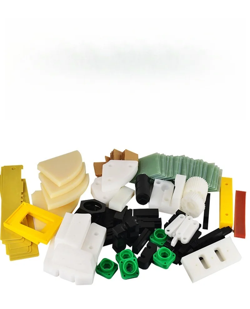 Special-shaped parts nylon wheel pe plastic parts nylon gear bushing pp slider parts nylon bushing