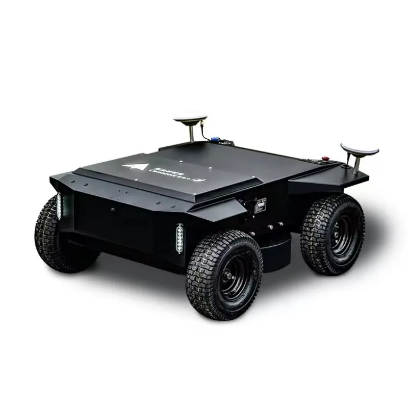 Four Wheel Drive Zero Turn Robotic Lawn Mower RTK Path Planning for Vineyard Lawn Care Industrial Use