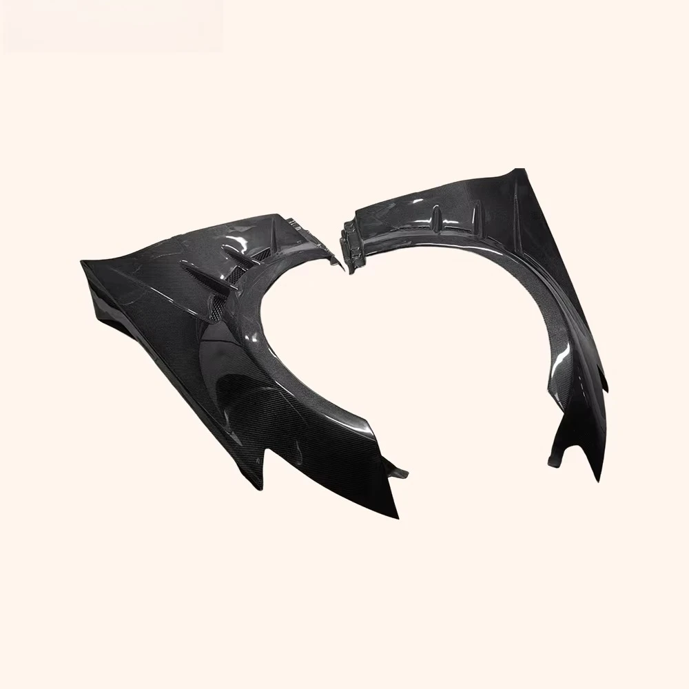 For 350Z Z Fairlady Z33 02-08 Carbon KZB Front Bumper Side Vented Fender 4