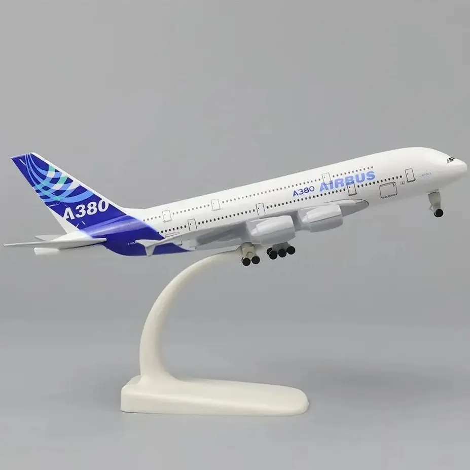 

20 см, масштаб 1:400, стандартный прототип авиакомпании A380 (с колесами и шасси), подходит для коллекции подарков