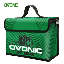 OVONIC Lipo Battery Safe Bag 260*130*180mm Fireproof Explosionproof Bag RC Lipo Battery Guard Safe Portable Storage Handbag DIY