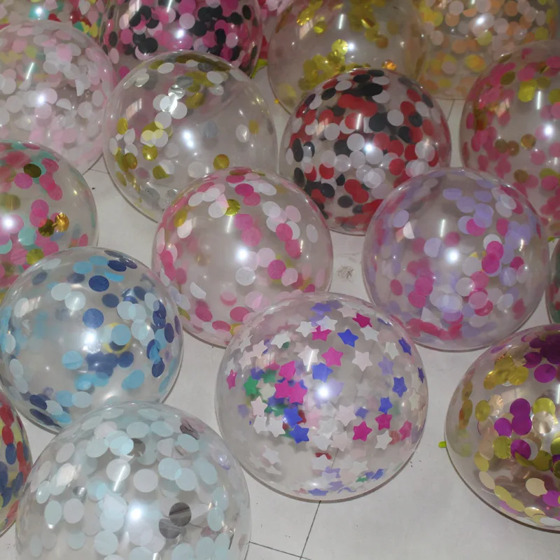 1Pack Konfetti Klar Ballon Konfetti Geburtstag Hochzeit Geburtstag Baby Shower Party Transparent Ballon Konfetti Dekoration Versorgung – Detail 5