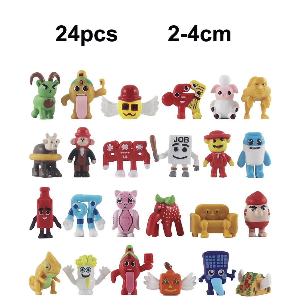 Funny PVC Model Brain rot Game Figurine Juguete Steal a Brainrot
