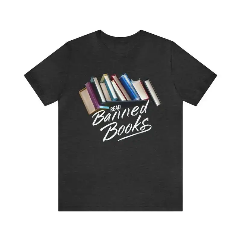 Read Banned Books T Shirt Book Lovers Tee Shirt Reading Books Shirt