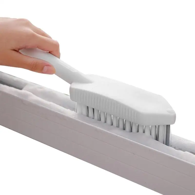 

Scrub Brush For Floors Scrub Brush Durable V-shaped Bristles Triangle Head With Ergonomic Handle Heavy Duty Tub Scrubber Brush