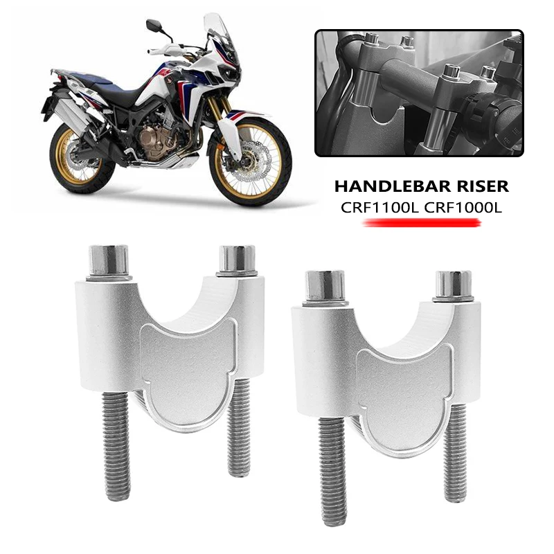 

For Honda CRF1000L CRF1100L Africa Twin CRF 1000 L CRF 1100 L Africa Twin Motorcycle Handlebar Riser Bar Mount Handle Clamp