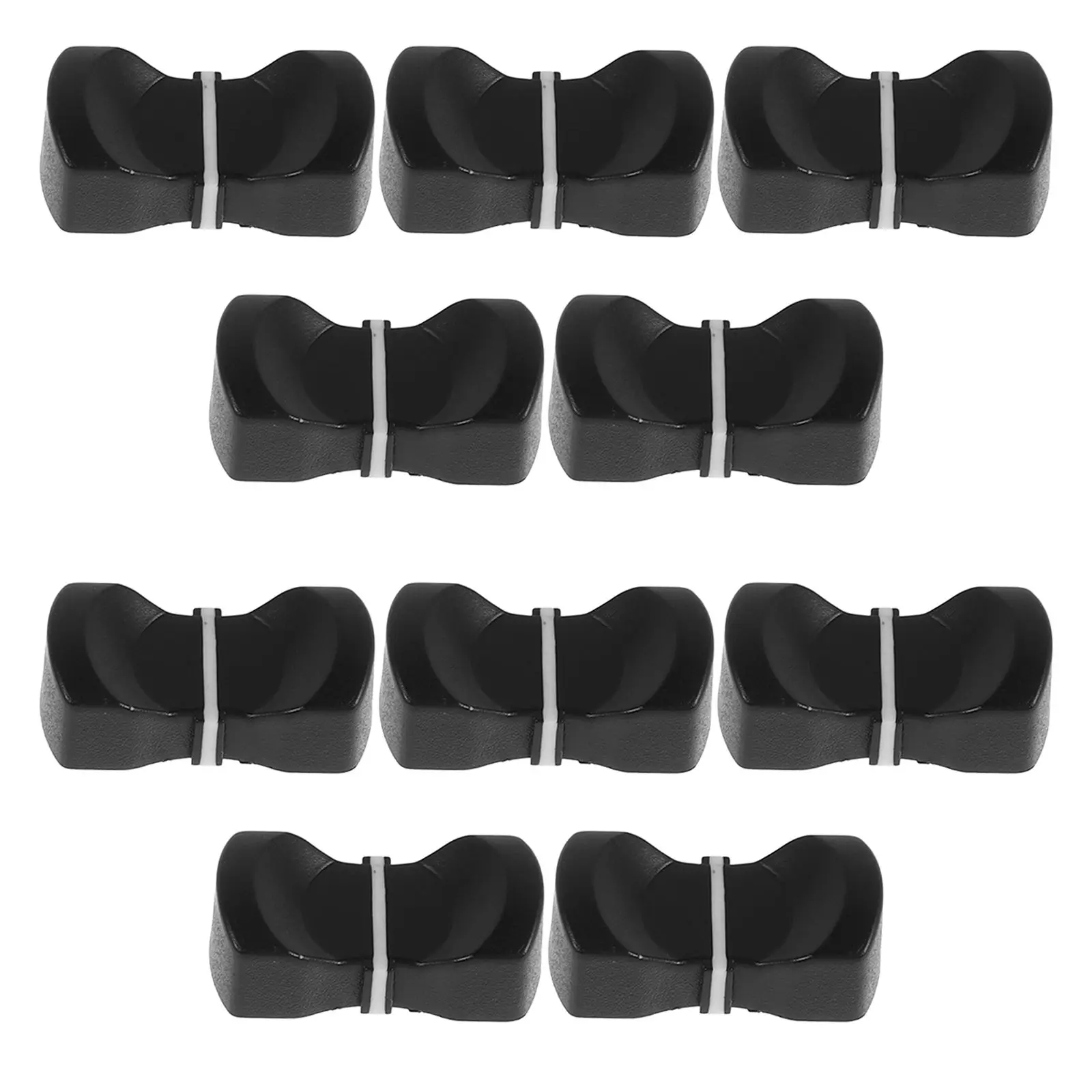 10 Pcs Fader Caps Replacement Button Console Mixer Slider Knob Knobs Plastic Potentiometer