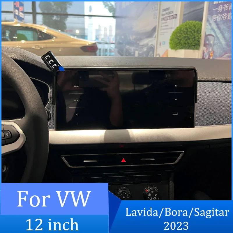 For VW Lavida/Bora/Sagitar 23 Car Holder Mobile Phone Wireless Charger Screen Accessories 12 Inch Fixed Mobile Phone Holder Base