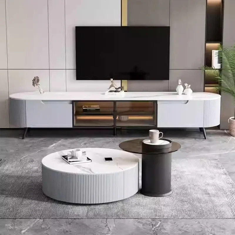 Nordic Tv Modern Luxury Cabinet Pedestal Drawer Living Room Furniture Stands Aesthetic Full Dining Tv Meuble Decoration Salon