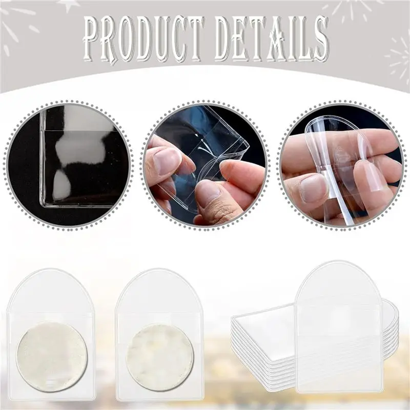 Hot kf-600 Pack 2Inch Single Pocket Coin Sleeves, Plastic Coin Collection Supplies Transparent Holders Protector Clear Bags