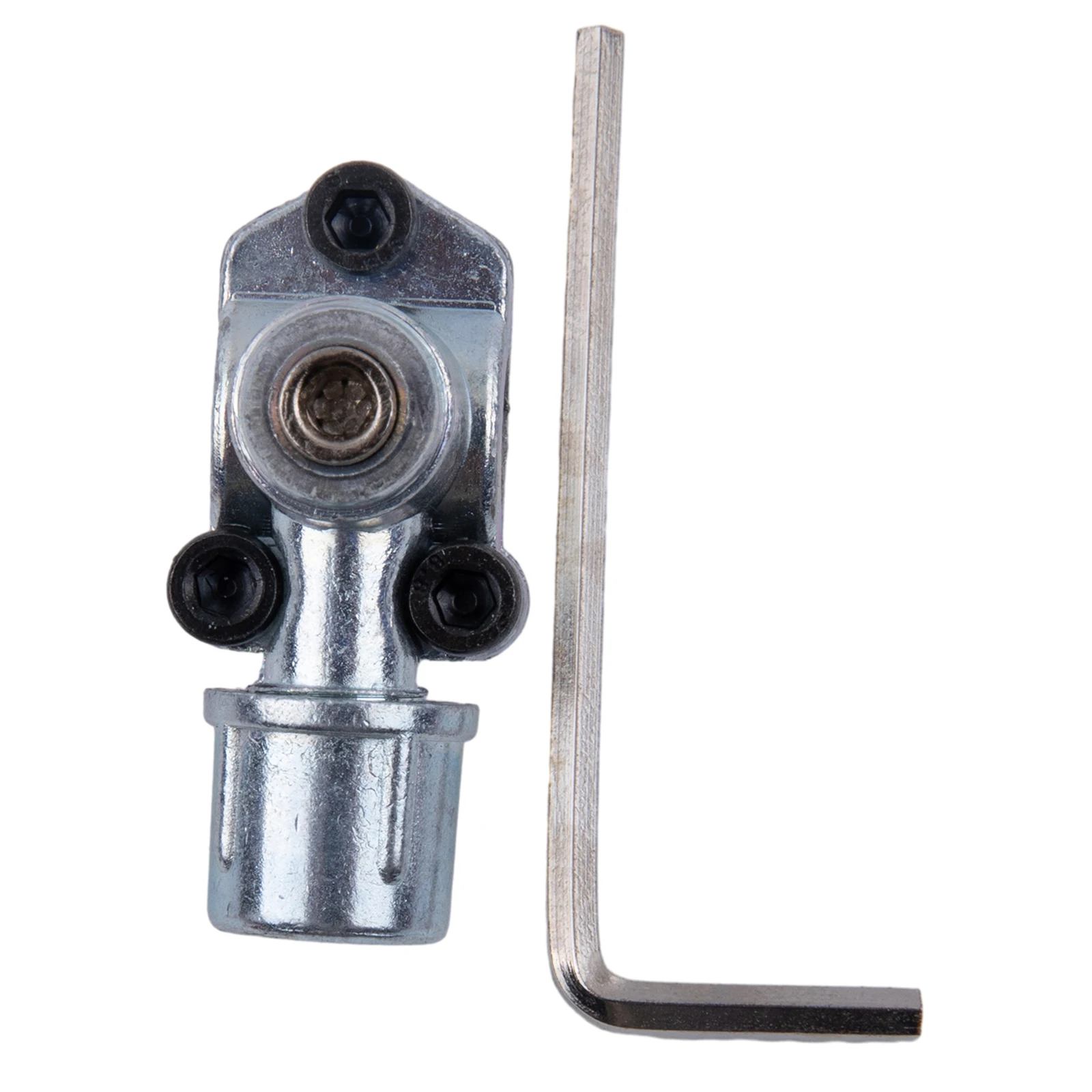 Line Tap Valve Puncture Valve 1/4 Inch 5/16 Inch 3/8 Inch Air Conditioner Silver Color With Spanner Replacement Parts