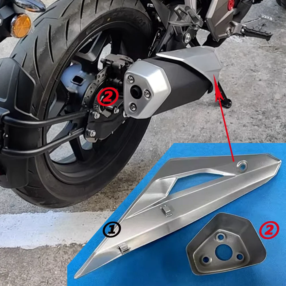 

For Dayang TIMO 200 DY200-6/6A DY200-8 Exhaust pipe muffler Anti scald cover Heat shield Tail cover Collision cover