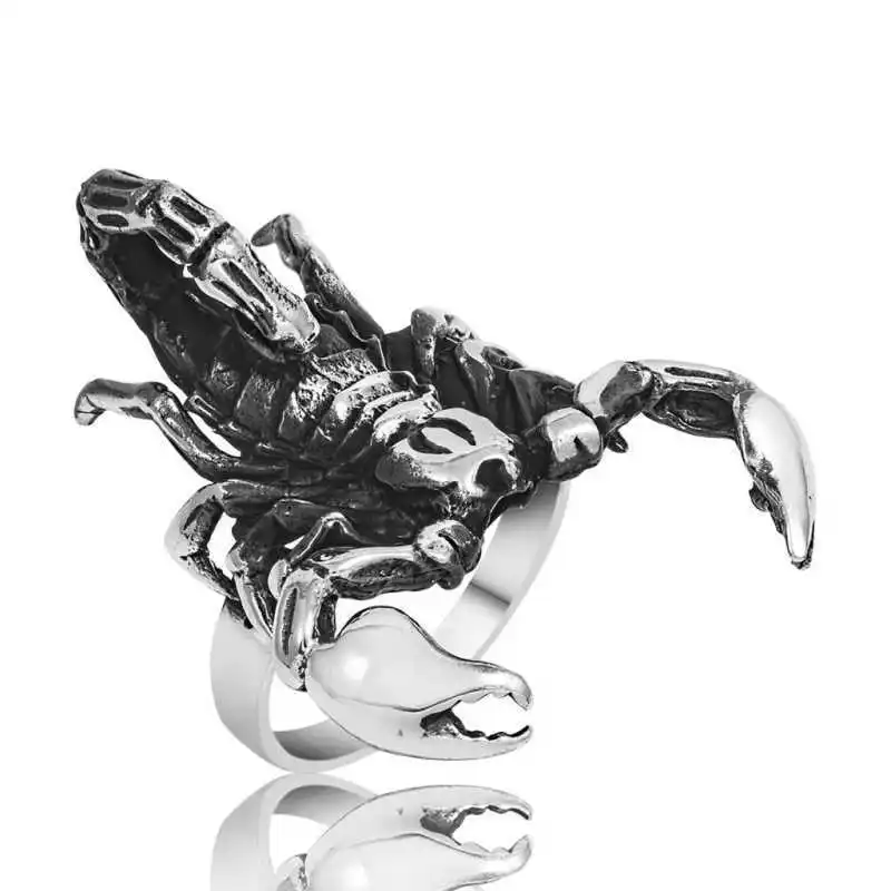 Silver Scorpion Men 'S Ring