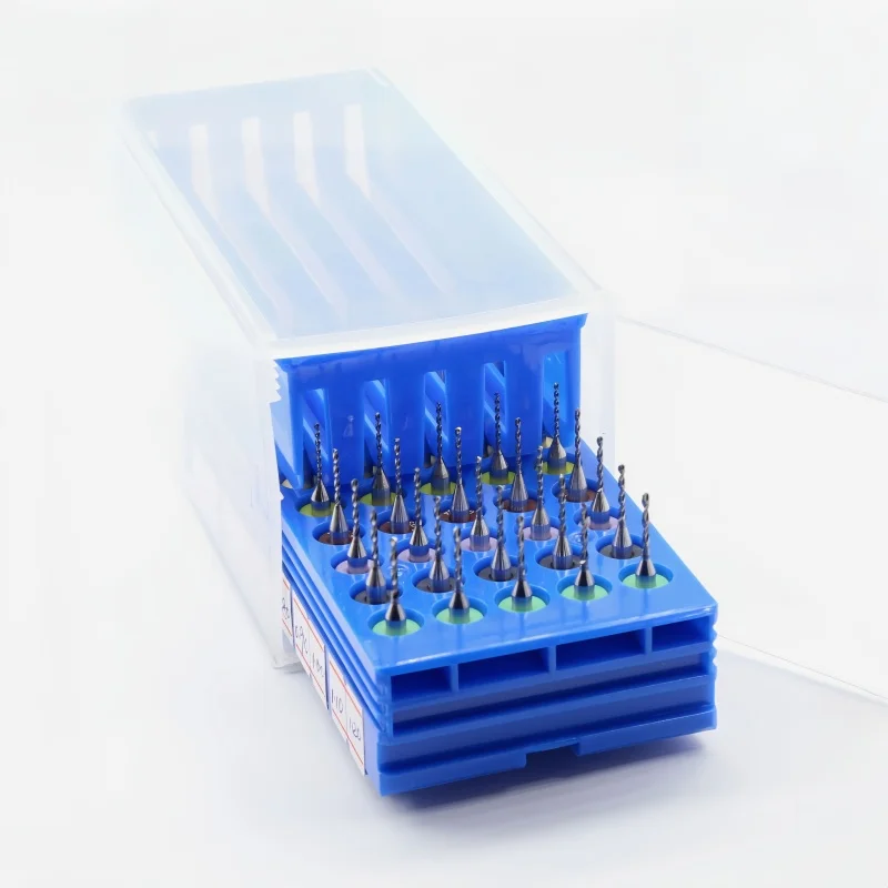 50pcs small bit 0.1-1.0mm mixed pull box wholesale small bit tungsten steel Fried Dough Twists bit