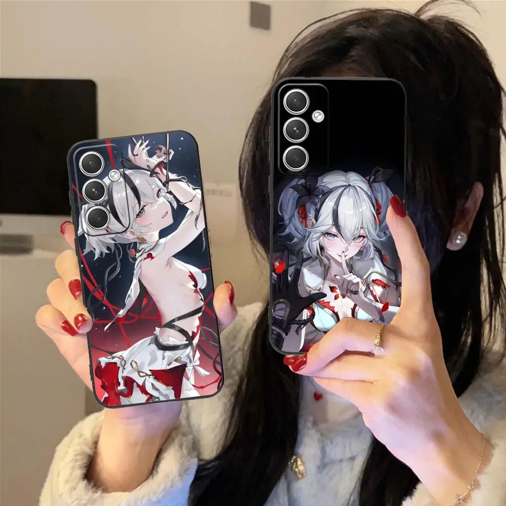 

Чехол для телефона Wuthering Waves Camellya для Samsung Galaxy S25 S24 S23 S22 S21 S20 Note20 Plus FE, ультрацветные защитные мобильные телефоны