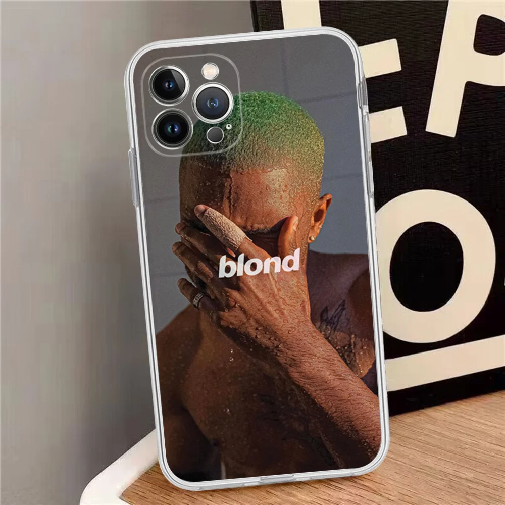 F-Franks Singer Oceans Blondes Phone Case Silicone Soft For Iphone 15 14 13 12 11 Pro Mini XS MAX 8 7 6 Plus X XS XR Cover