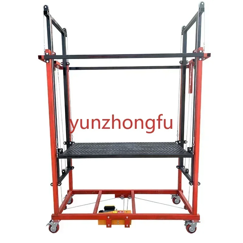 new foldable portable remote control electric scaffold electric lift 3-8M